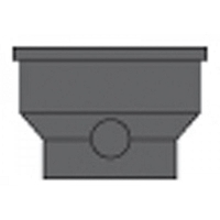 FRISQUET ADAPTATEUR 80/125 VERTICAL OU HORIZONTAL
