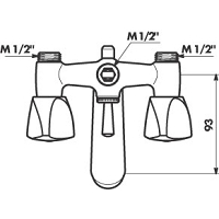 IS REF.P006401 ULYSSE PACK WC SURELEVE SS BRIDE SH