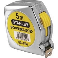 STANLEY, METRE RUBAN 8MX2.5 POWERLOCK