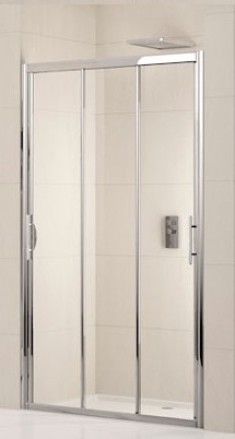 Novellini Lunes, Paroi 1 Porte 3 Panneaux Coulissants