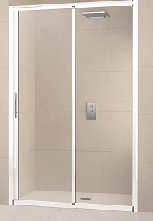 Novellini Lunes, Paroi 1 Panneau Coulissant + 1 Fixe