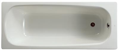 Roca Contesa Baignoire Droite Acier Non Percée