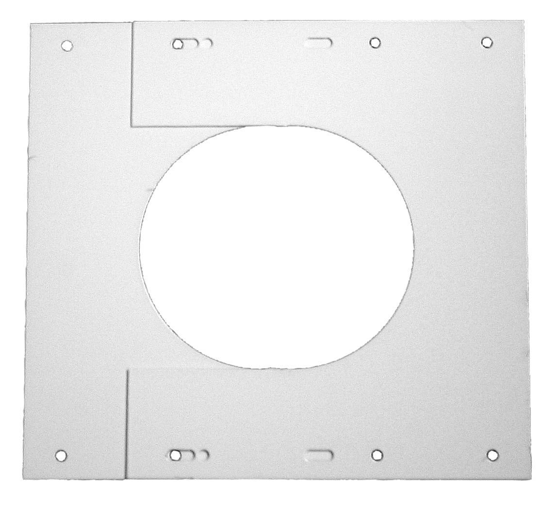 Conduit Ventouse Plaque de Finition Set Blanc