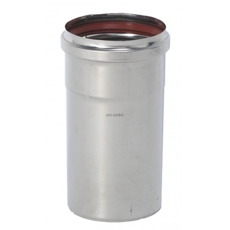 TUYAU INOX 316 CONDENS D.80 LG 100CM + JOINT