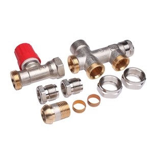 DANFOSS CORPS COMBINE RAK-K BITUBE REF.013G3342 +COUDE