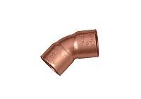 Cuivre Evac. Courbe 1/8 FF