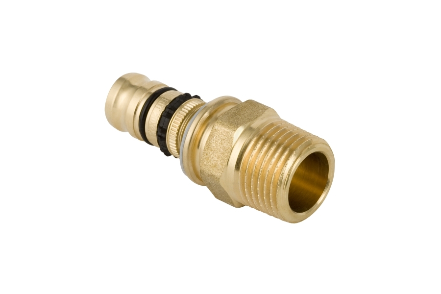 Jonction Mixte Filletage M en Laiton
