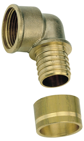 PB Tub, Raccord à Glissement Coude Femelle