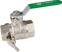 Vanne A Sphere FF A Purge NF Poignee Pi