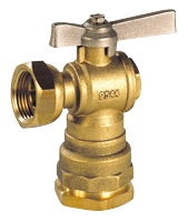 Vanne Avant ou Après Compteur FF Equerre Pour PE