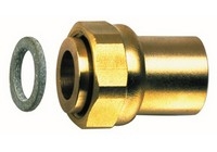 Gaz Raccord 2 Pièce Droit avec Joint