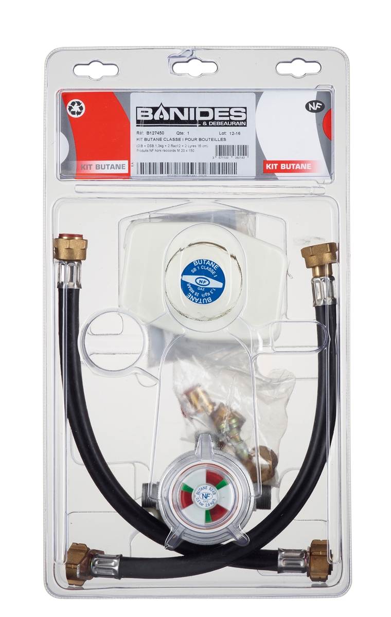 Kit 2 Lyres Butane Classe II avec DIB+DSB 2,6KG +3 RAC12