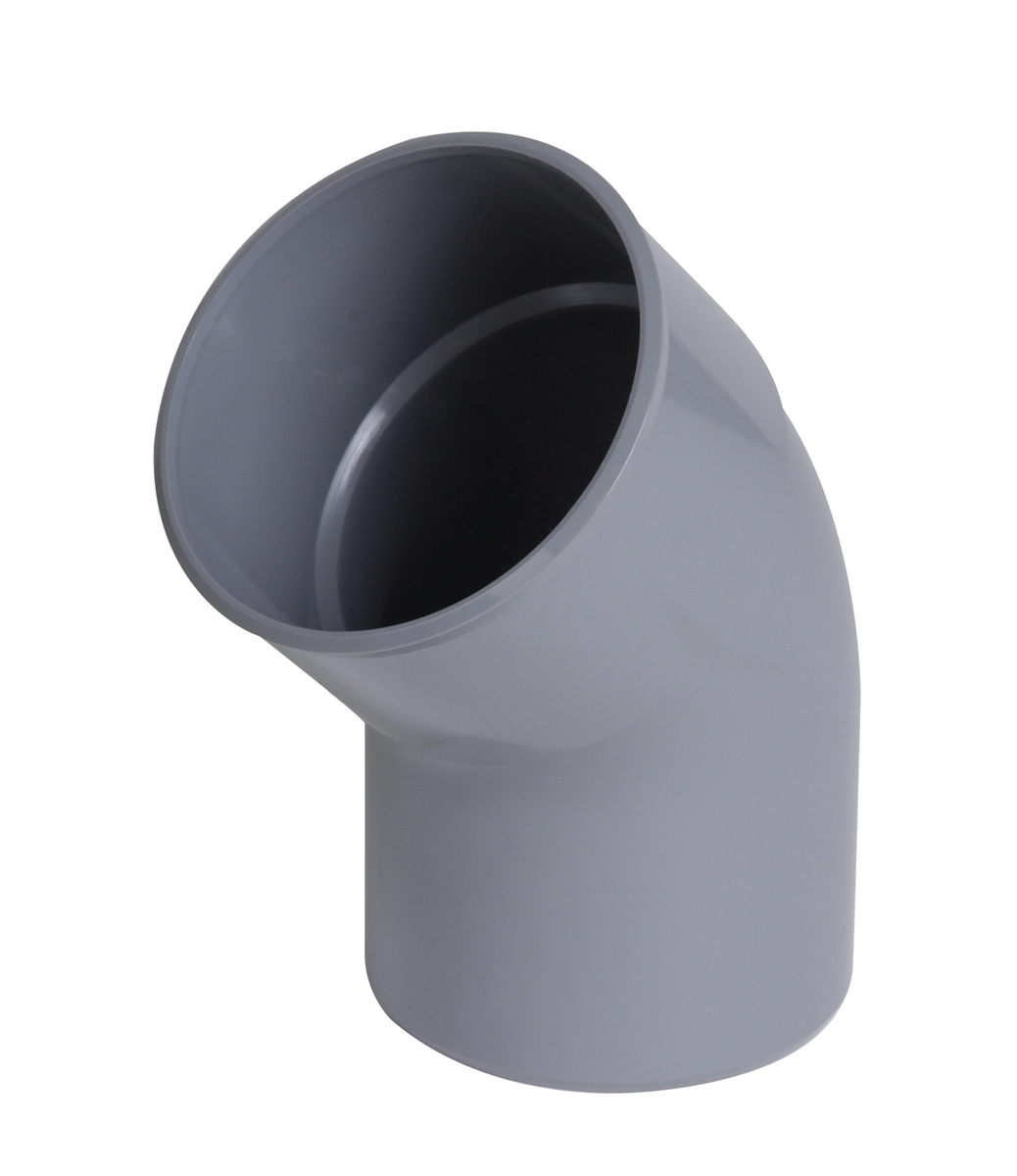 Pvc Evac. Coude 45° MF