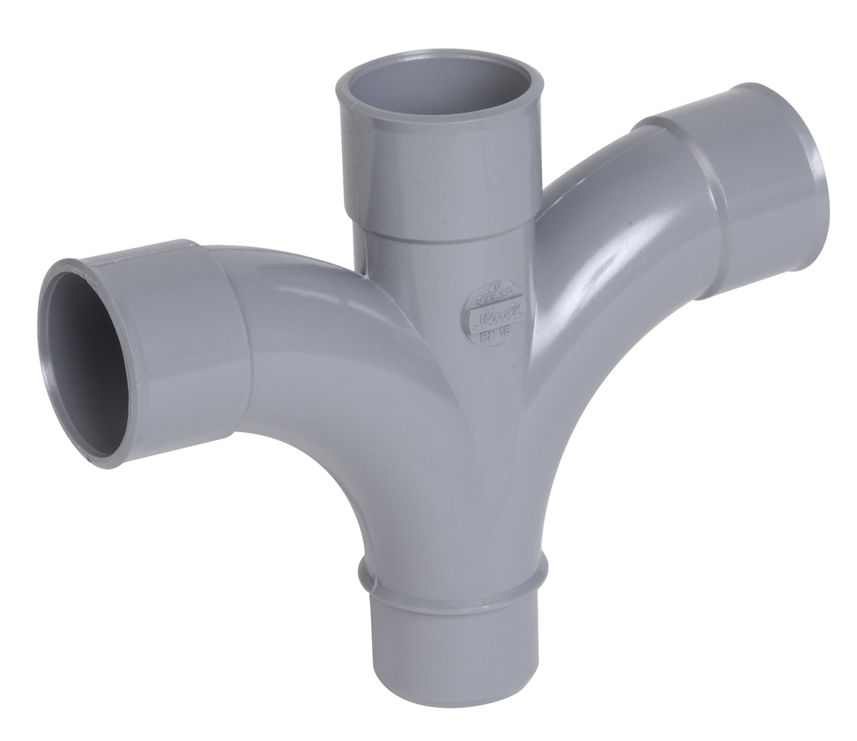 Pvc Evac. Pied de Biche Double