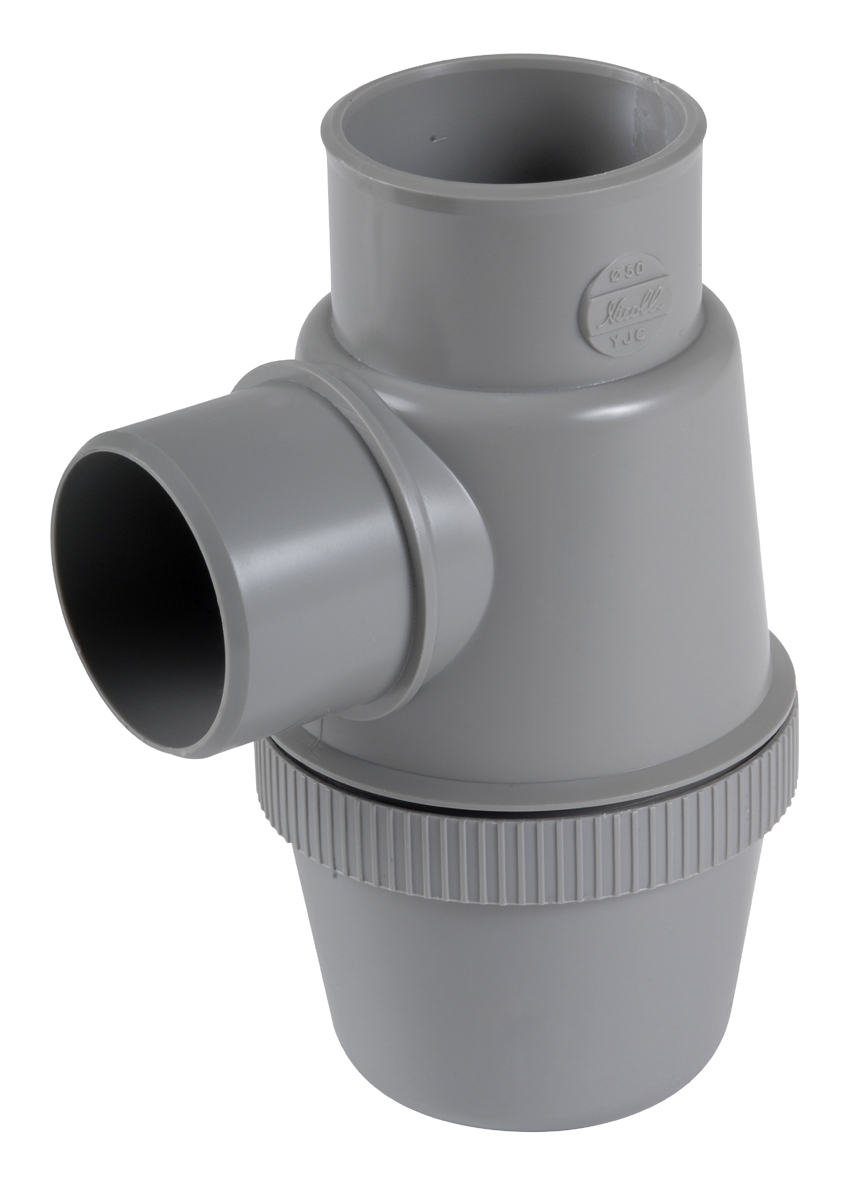 Pvc Evac. Siphon Lavabo Vertical