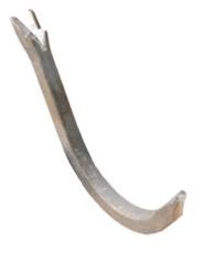 Ferronnerie, Crochet Corbeau En Fer Carre à Sceller