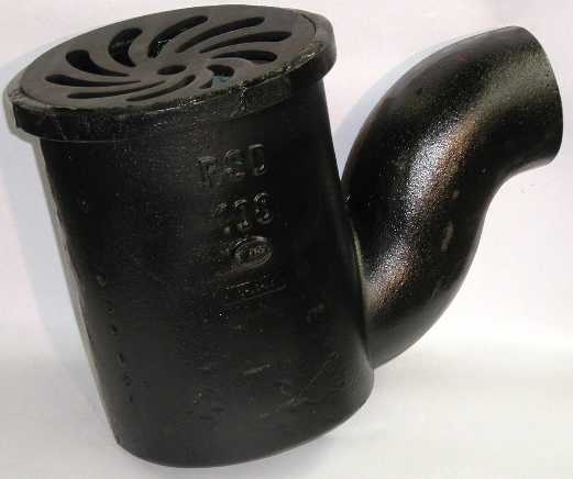 Siphon Panier En Fonte Grille Ronde M. Haut