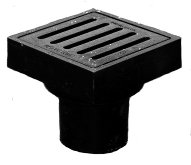 Avaloir En Fonte S.V. Grille Carrée