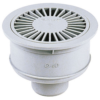 Siphonnette en PVC et Platine