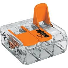 Electricité, Connection Wago à Levier