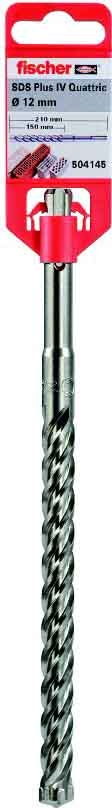 Fischer Foret A Percussion SDS Plus Quattric pour le Béton
