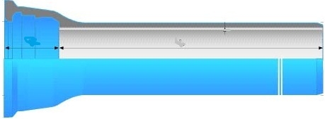 Natural, Tuyau Jt Std en 6ml