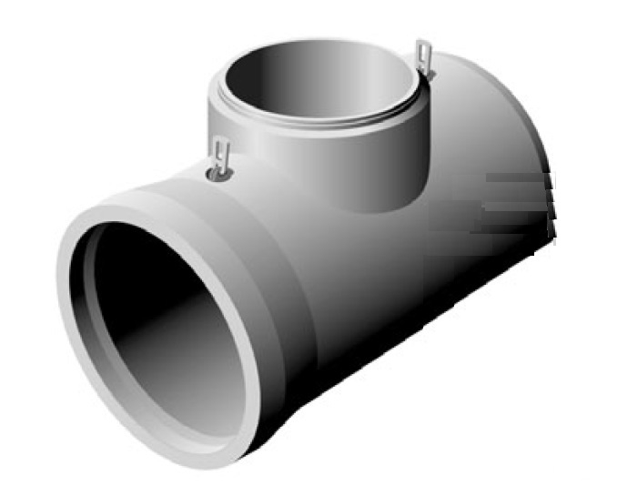 Béton, Tuyan Départ de Regard Droit