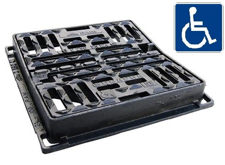 Fonte de Voirie, C250, Grille Concave Squadra PMR