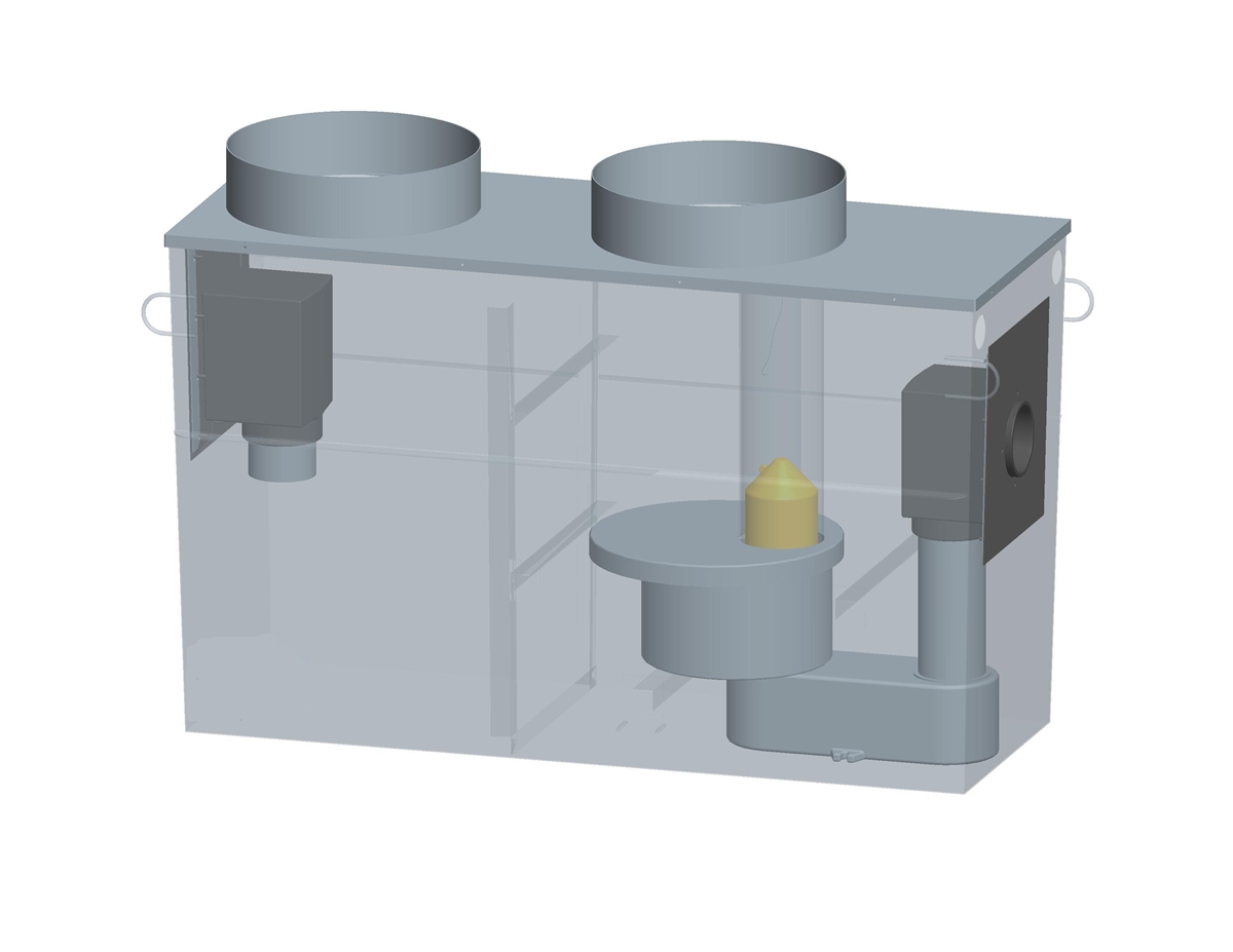 Sep. Acier Hydro, 5Mg/L,  Sh4808, Triple Deboubeur Sans By Pass
