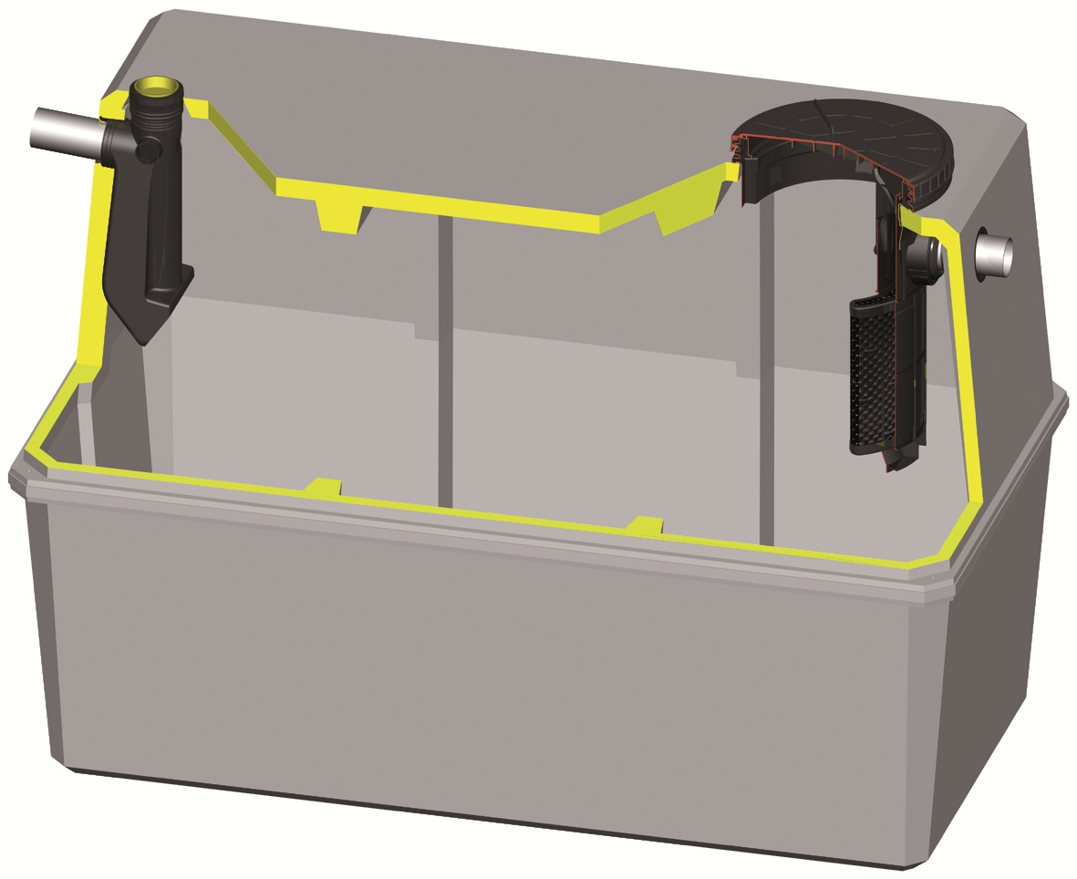 Fosse Septique, Béton Préfiltre Incorporé