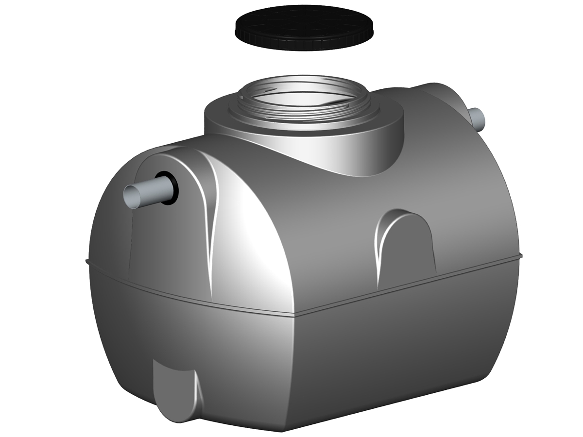 Fosse Septique, PE Std Ovoïde Sans Préfiltre