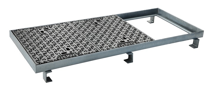 Couverture Télécom Fonte L 400Kn Cadre Acier Galva