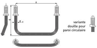 Echelon de Face pour Reg. de Visite Béton