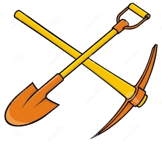 Pelle, Béche, Rateau, Pioche, Masse et Balai